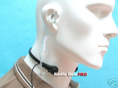 Throat-vibration ptt headset for motorola & feidaxin
