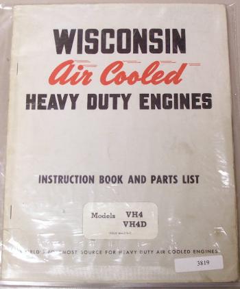 Wisconsin VH4 VH4D heavy duty engine parts manual