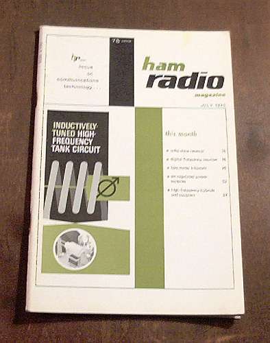 1970 jul amateur ham radio magazine shortwave technical