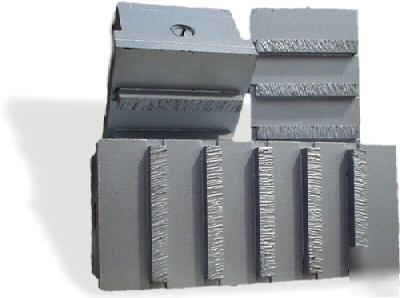 6 complete diamond grinding blocks for edco grinder