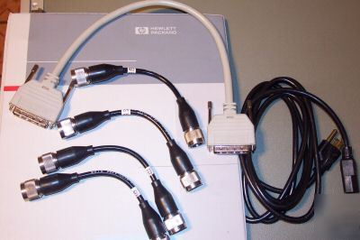Hp/agilent 8503A s-parameter test set w/cables & manual
