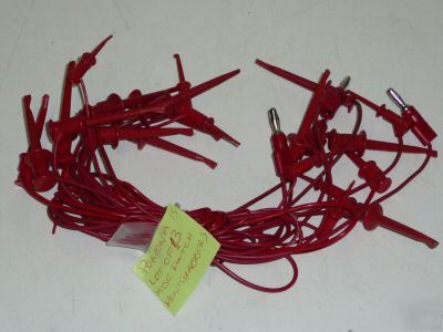 Pomona misc patch cables minigrabbers-lot of 13