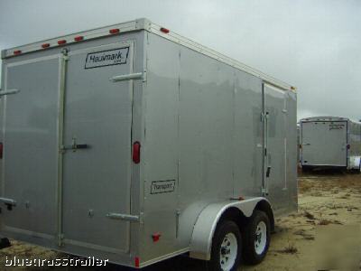 Haulmark 7X14 enclosed cargo trailer double drs (88169)