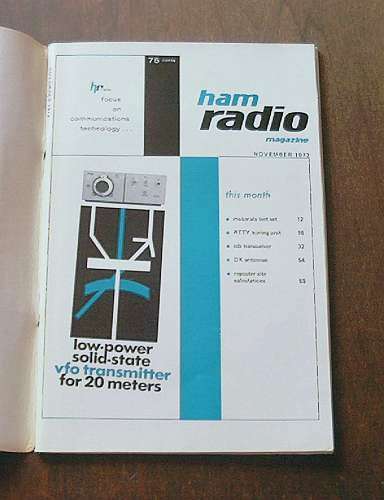 1973 nov amateur ham radio magazine shortwave technical