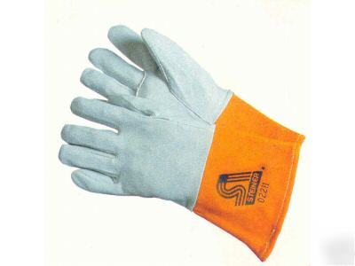 Deerskin tig welders gloves large size 02212 