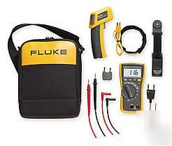 Fluke hvac meter kit, dmm and ir thermometer