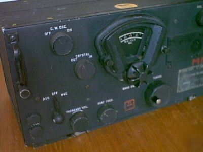 Military radio receiver bc-348 original with dynamotor