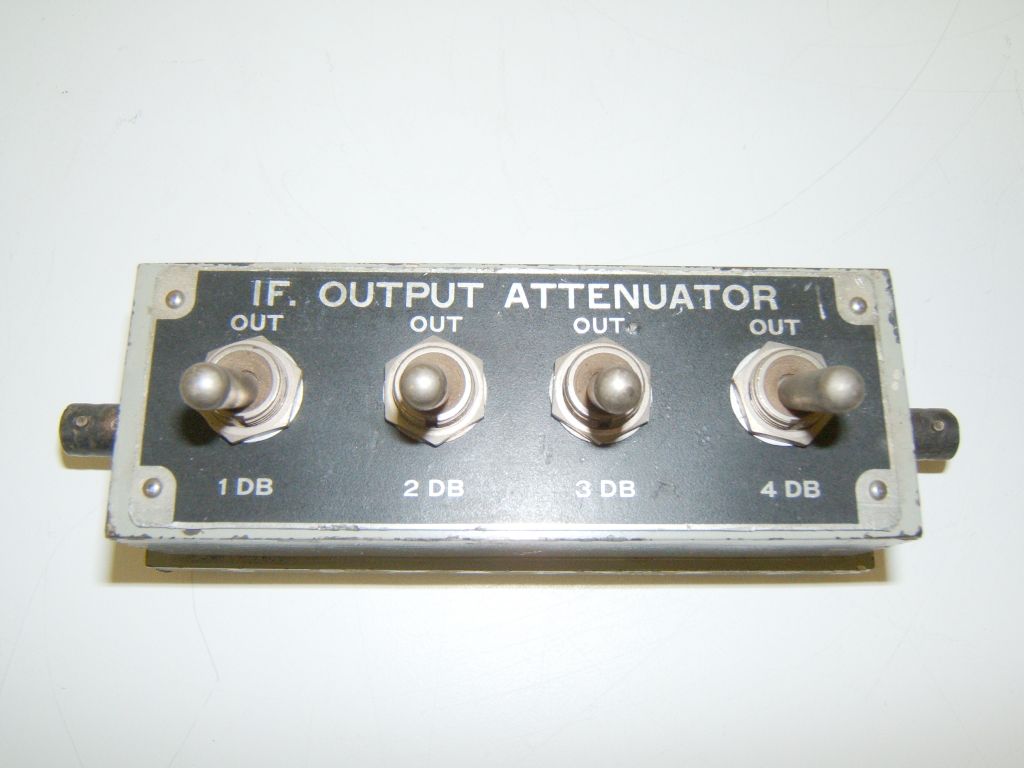 Multiple range if output attenuator ham radio antenna 