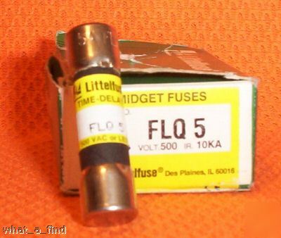 New 6 littelfuse flq-5 fuse 5 amp FLQ5 warranty 