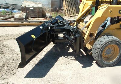 New 8 foot 6 way dozer blade plow for skid steer.