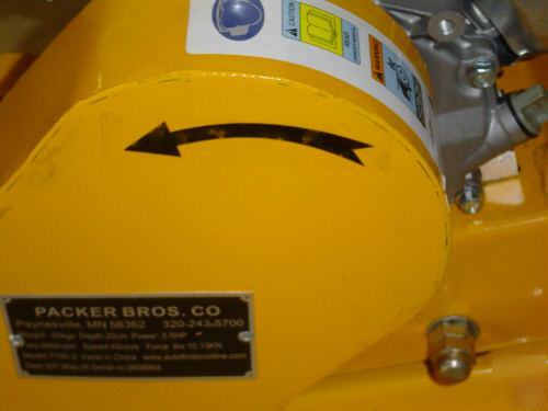 New packer bros plate compactor packer 5.5 ohv