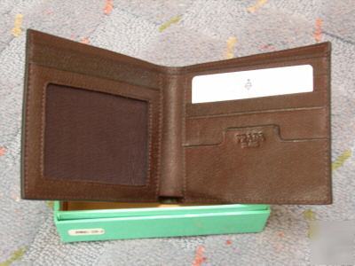 New prada brand leather wallet