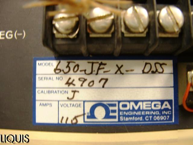 Omega 650-jf-x-dss thermocouple thermometer readout