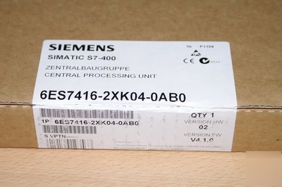Siemens 6ES7 416-2XK04-0AB0 S7 400 cpu