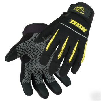Tool handz treadz super grips snug-fit work glove s