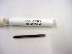 Usa three flt carbide countersink-1/8