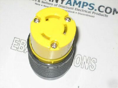 3 pass & seymour 30A 125/250V L1030-c turnlok connector