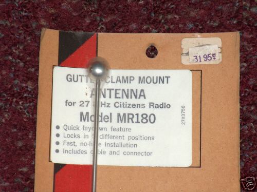 Antenna specialist m-410 trunk lip mount mobile ant nos