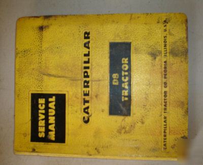 Caterpillar D8 tractor service repair manual 1955