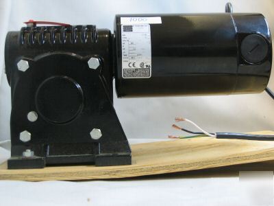 Dc right angle gearmotor 1/3HP bodine #4199 42A-5H nos