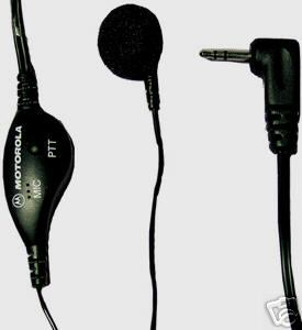 Earbud with ptt microphone for 53727 from motorola