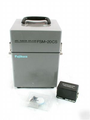 Fujikura fsm-20CS arc fusion splicer & ct cleaver