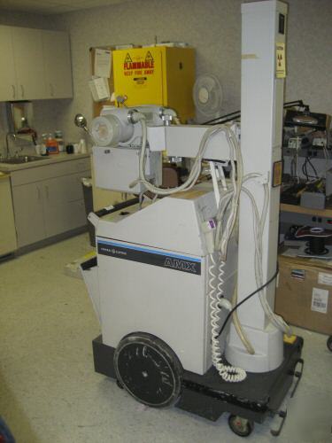 Ge amx ii portable x-ray, radiology, veterinarian, 