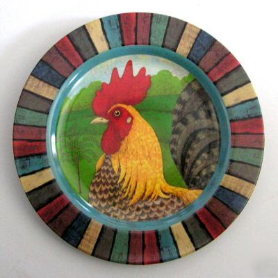 Hallmark fine china rooster plate ~ collectible plate