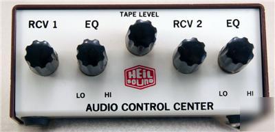 Hiel heil audio control center eq for 2 receivers