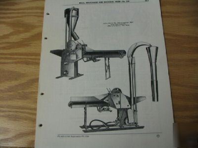John deere 110 roughage mill feed grinder parts catalog