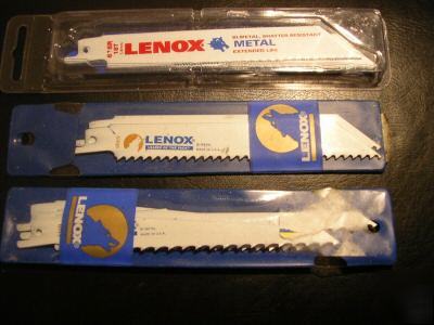 New lot of lenox recip saw blades (4 different packs)