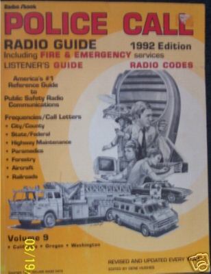 Police call radio guide 1992 edition west coast, . 