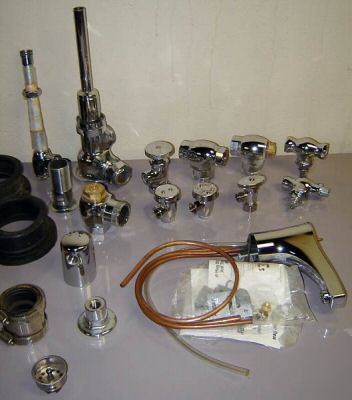 224 mixed lot faucet valve vacuum plumbing repair parts