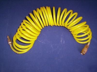 25 ft. coiled air hose with 1/4