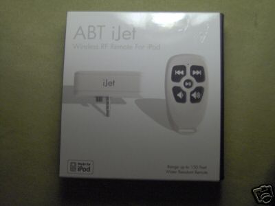 Abt ijet wireless rf remote for ipod