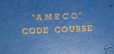Ameco code course #1-22 45 rpm records excellent