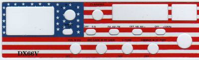 DX66V american flag faceplate for galaxy 66V