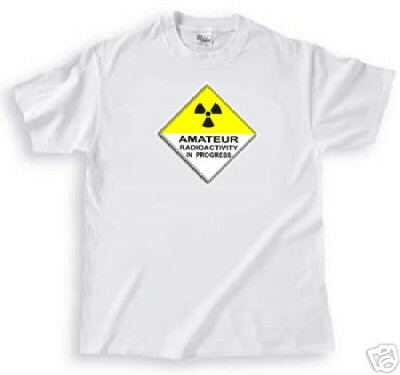 Ham radio t-shirt amateur radioactivity in progress