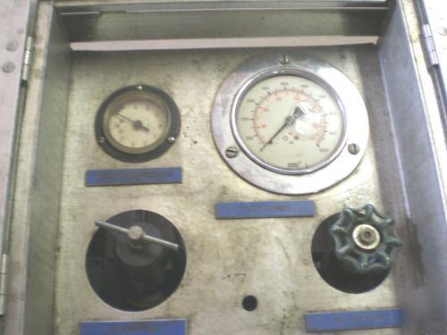 Hydrostatic pressure tester air operated 10,000PSI test