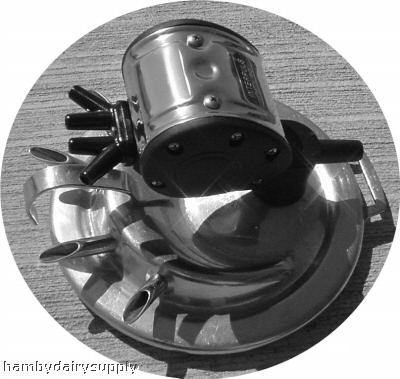 Interpuls pulsator kit for surge bucket milker lid