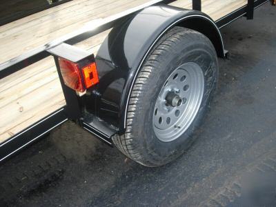 New 12 ft . utility - cargo - landscaping trailer 