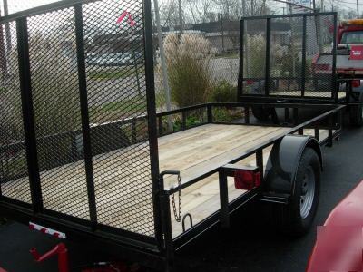 New 12 ft . utility - cargo - landscaping trailer 