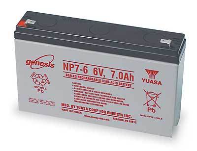 New 3 sealed rechargeable lead acid batteries