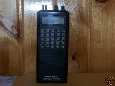 Radio shack pro-46 100 channel programmable scanner