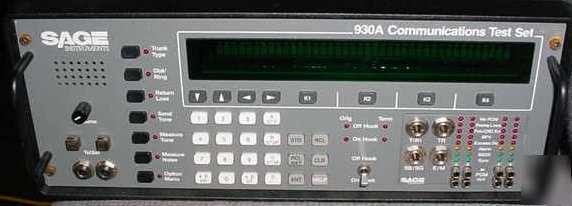 Sage instruments 930A communications test set #3