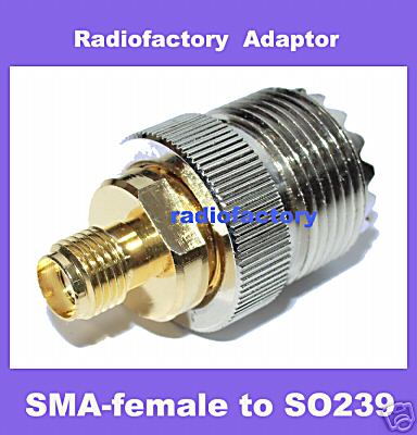 Sma-f to SO239 adaptor for jingtong jt-208 jt-308 #A21 