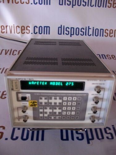Wavetek model 275 12 mhz arbitrary function generator