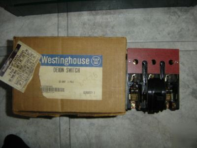 Westinghouse 371D266G01 circuit breaker 60A 3P 600V 