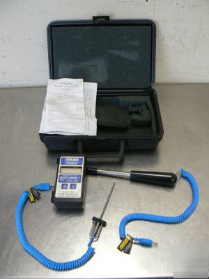 Atkins model 39658-t thermocouple thermometer w/case