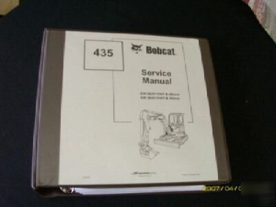 Bobcat 435 excavator service manual